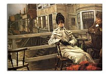 Waiting for the Ferry James Tissot Reprodukcia zs18299