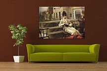 Waiting for the Ferry James Tissot Reprodukcia zs18299