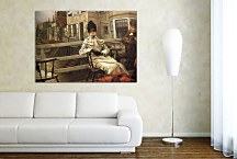 Waiting for the Ferry James Tissot Reprodukcia zs18299