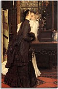 Young Ladies Looking at Japanese Objects James Tissot Reprodukcia zs18302