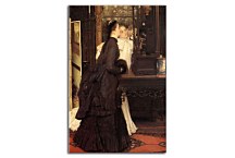 Young Ladies Looking at Japanese Objects James Tissot Reprodukcia zs18302