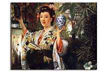 The Japanese VaseJames Tissot obraz - zs18303