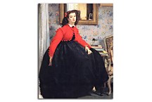 James Tissot obraz - Portrait of Mlle. L.L. zs18305