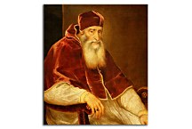 Tizian obraz - Portrait of Pope Paul III zs18314