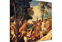 Reprodukcie Tizian - Bacchanal zs18321