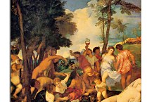 Reprodukcie Tizian - Bacchanal zs18321