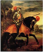 Tizian reprodukcia - Emperor Charles zs18324