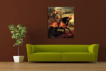 Tizian reprodukcia - Emperor Charles zs18324