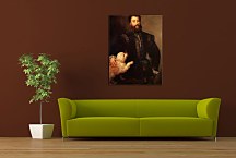 Tizian reprodukcia - Portrait of Federico II Gonzaga zs18325