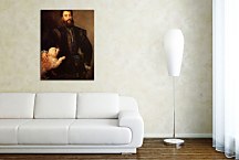 Tizian reprodukcia - Portrait of Federico II Gonzaga zs18325