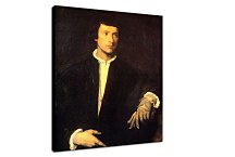 Tizian Obrazy - Man with a Glove zs18326