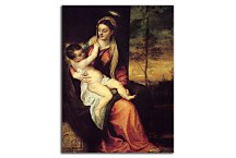 Obraz Tizian - Mary with the Christ Child zs18328