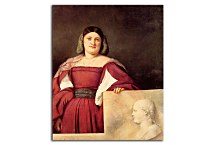 Tizian obraz - Portrét ženy zs18333