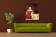 Tizian obraz - Portrét ženy zs18333