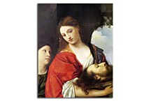 Tizian obraz - obraz Judith with the Head of Holofernes zs18335