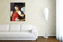 Tizian obraz - obraz Judith with the Head of Holofernes zs18335