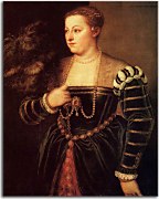 Tizian obraz - Portrait of Lavinia zs18341