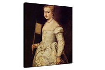 Portrét Dámy v bielom zs18344 - Tizian obraz