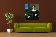 Portrait of Eleonora Gonzaga zs18346 - Tizian obraz