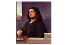 Tizian reprodukcia - Portrait of a Venetian nobleman zs18351