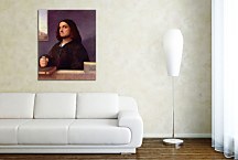 Tizian reprodukcia - Portrait of a Venetian nobleman zs18351