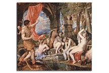 Tizian obraz - Diana a Actaeon zs18354