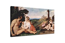 Tizian obraz - The Three Ages of Man zs18355