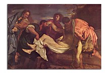 Tizian obraz -  Entombment of Christ zs18361