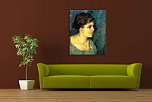 Obrazy Vincent van Gogh - Portrait of Woman in Blue zs18367