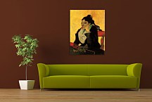 Vincent van Gogh - Portrait of Madame Ginoux Obraz zs18370