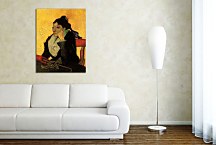 Vincent van Gogh - Portrait of Madame Ginoux Obraz zs18370