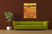 Vincent van Gogh Obraz - Arles View from the Wheat Fields zs18377