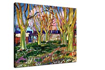 Vincent van Gogh Obraz - Avenue of Plane Trees near Arles Station zs18378