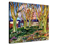 Vincent van Gogh Obraz - Avenue of Plane Trees near Arles Station zs18378