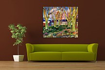 Vincent van Gogh Obraz - Avenue of Plane Trees near Arles Station zs18378