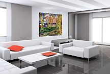 Vincent van Gogh Obraz - Avenue of Plane Trees near Arles Station zs18378