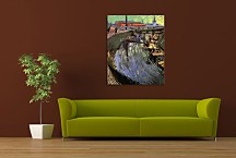 Vincent van Gogh Obraz - Canal with Women Washing zs18382