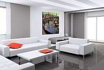 Vincent van Gogh Obraz - Canal with Women Washing zs18382