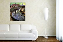 Vincent van Gogh Obraz - Canal with Women Washing zs18382