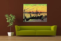 Obrazy Vincent van Gogh - Coal Barges zs18384