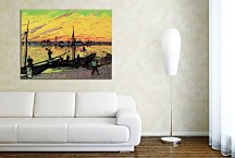 Obrazy Vincent van Gogh - Coal Barges zs18384