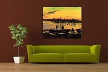 Reprodukcie Vincent van Gogh - Coal Barges zs18385