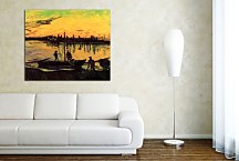 Reprodukcie Vincent van Gogh - Coal Barges zs18385