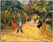 Vincent van Gogh Obraz - Entrance to the Public Garden in Arles zs18388