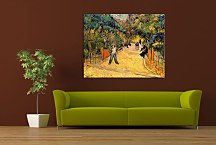 Vincent van Gogh Obraz - Entrance to the Public Garden in Arles zs18388