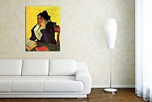 Vincent van Gogh obraz - L'Arlesienne, Portrait of Madame Ginoux zs18402