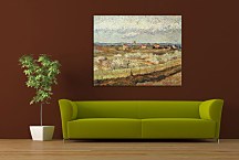  Vincent van Gogh obraz - Peach Trees in Blossom zs18404