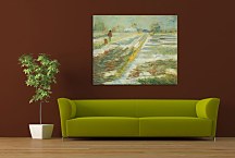 Vincent van Gogh obraz - Landscape with Snow zs18408