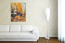Vincent van Gogh obraz - Les Alyscamps zs18409