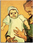 Vincent van Gogh obraz - Mother Roulin with Her Baby zs18414